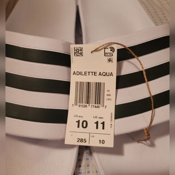 Adidas Adilette Aqua Slide Sandal - Women's Size 11 - Picture 3 of 5